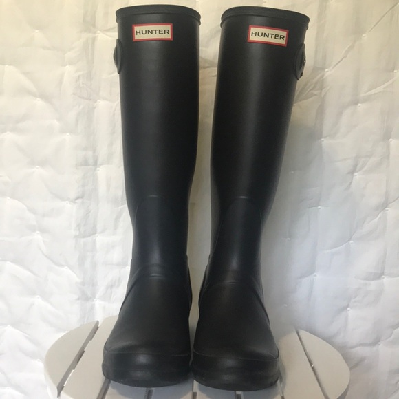 Hunter Rain Boots--matte black - Picture 5 of 11